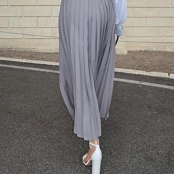 The Drop Women's Gull Half Open Pleated Skirt XXL - Picture 2 of 5